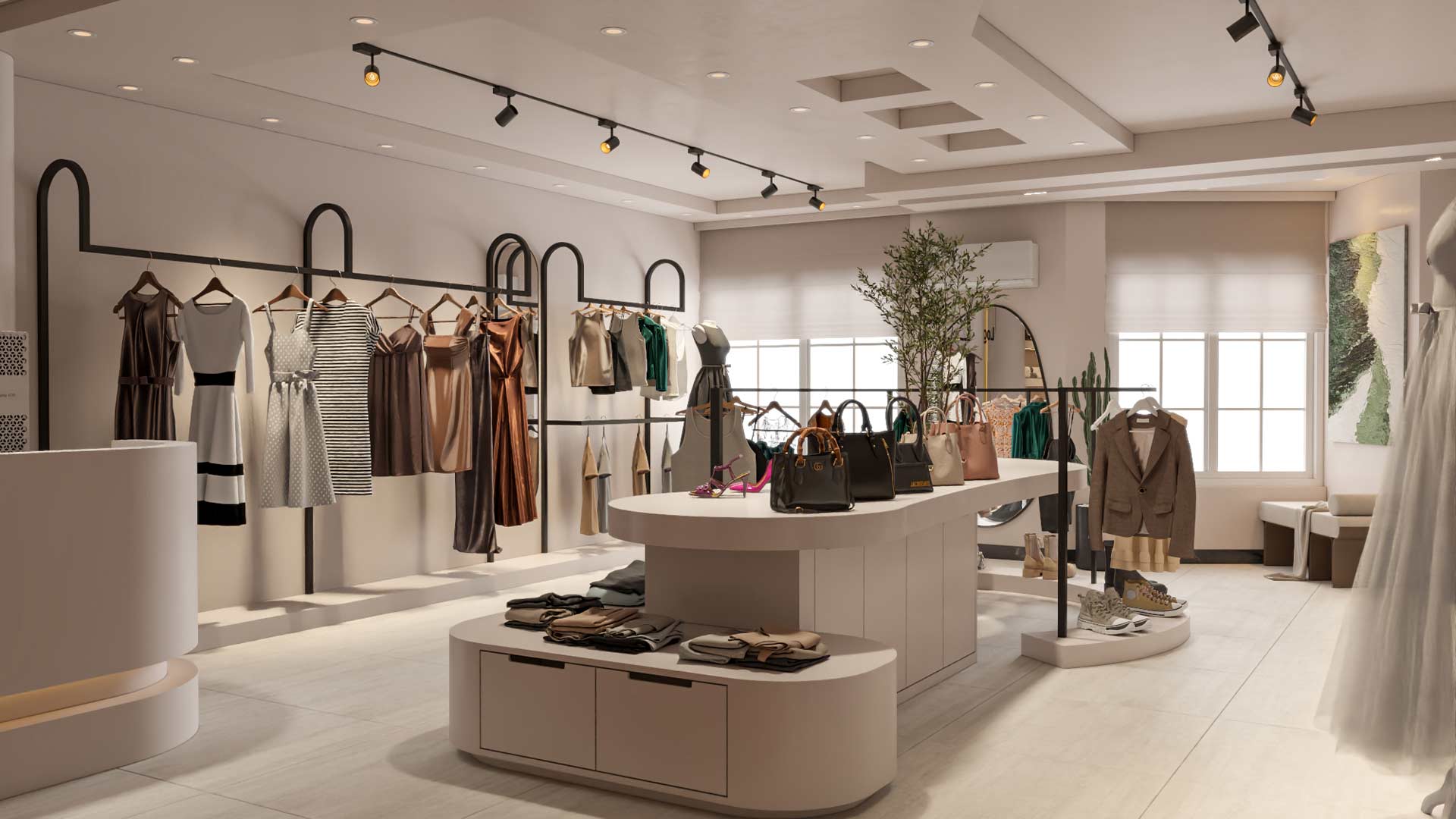 Clothes showroom